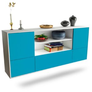 Sideboard Sterling Heights, Türkis, hängend (180x79x35cm)