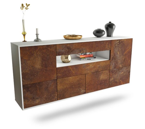 Sideboard McAllen, Rost, hängend (180x79x35cm)