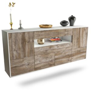 Sideboard McAllen, Treibholz, hängend (180x79x35cm)
