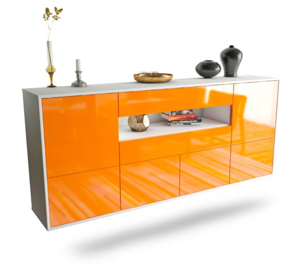 Sideboard McAllen, Orange, hängend (180x79x35cm)