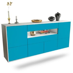 Sideboard McAllen, Türkis, hängend (180x79x35cm)