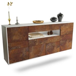 Sideboard Coral Springs, Rost, hängend (180x79x35cm)