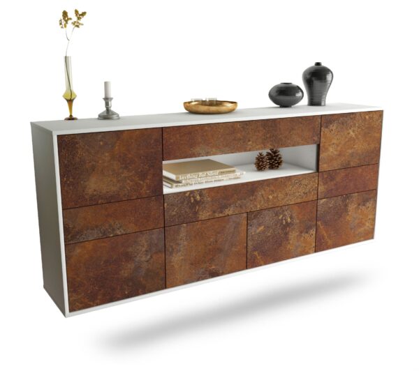 Sideboard Coral Springs, Rost, hängend (180x79x35cm)