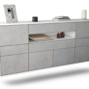 Sideboard Coral Springs, Beton, hängend (180x79x35cm)