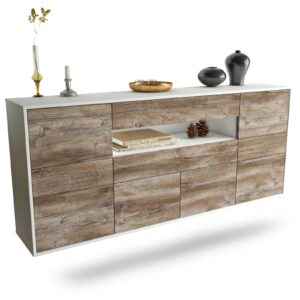 Sideboard Coral Springs, Treibholz, hängend (180x79x35cm)