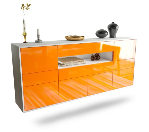 Sideboard Coral Springs, Orange, hängend (180x79x35cm)