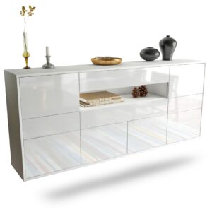 Sideboard Coral Springs, Weiß, hängend (180x79x35cm)