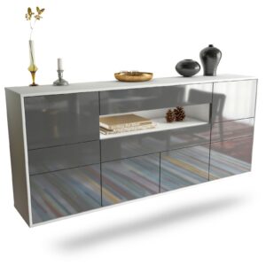 Sideboard Coral Springs, Grau, hängend (180x79x35cm)
