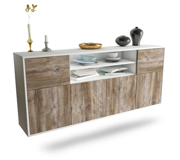 Sideboard Cedar Rapids, Treibholz, hängend (180x79x35cm)