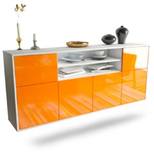 Sideboard Cedar Rapids, Orange, hängend (180x79x35cm)