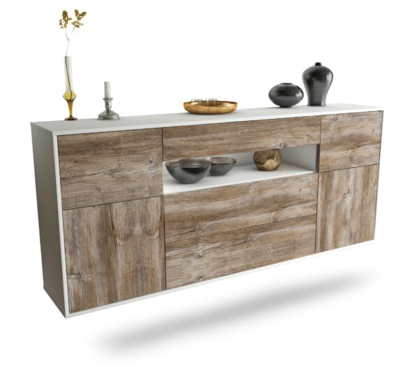 Sideboard Elizabeth, Treibholz, hängend (180x79x35cm)