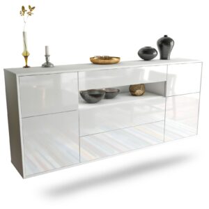 Sideboard Elizabeth, Weiß, hängend (180x79x35cm)
