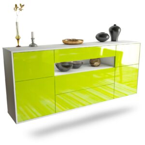 Sideboard Elizabeth, Grün, hängend (180x79x35cm)