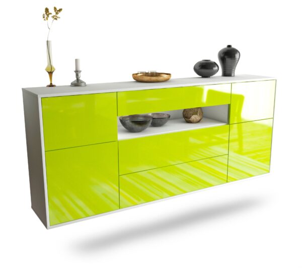 Sideboard Elizabeth, Grün, hängend (180x79x35cm)