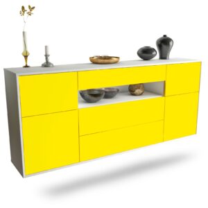 Sideboard Elizabeth, Gelb, hängend (180x79x35cm)