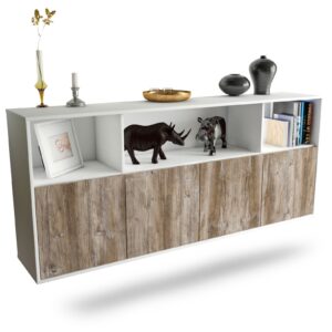 Sideboard Columbia, Treibholz, hängend (180x79x35cm)