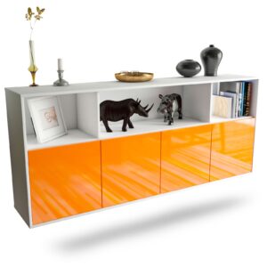 Sideboard Columbia, Orange, hängend (180x79x35cm)