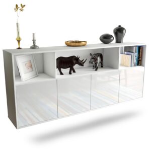 Sideboard Columbia, Weiß, hängend (180x79x35cm)