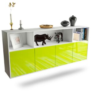 Sideboard Columbia, Grün, hängend (180x79x35cm)