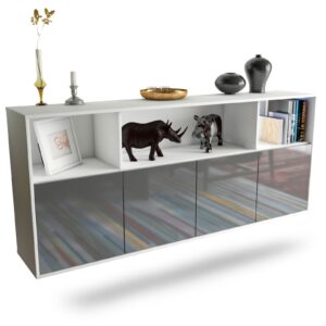 Sideboard Columbia, Grau, hängend (180x79x35cm)