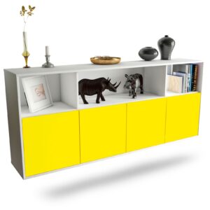 Sideboard Columbia, Gelb, hängend (180x79x35cm)