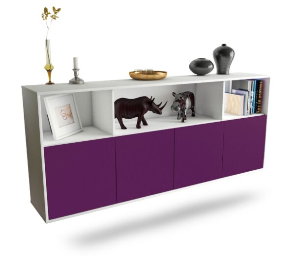 Sideboard Columbia, Lila, hängend (180x79x35cm)
