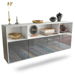 Sideboard Hartford, Grau, hängend (180x79x35cm)