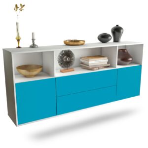 Sideboard Hartford, Türkis, hängend (180x79x35cm)