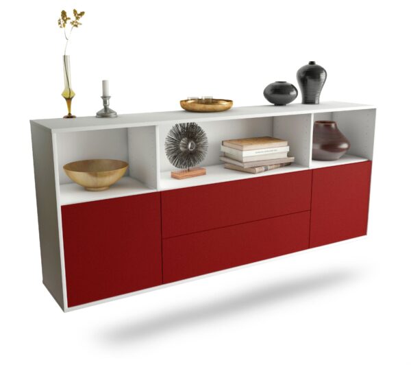 Sideboard Hartford, Bordeaux, hängend (180x79x35cm)