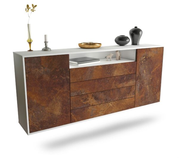 Sideboard New Haven, Rost, hängend (180x79x35cm)