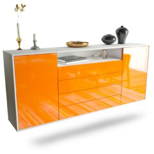 Sideboard New Haven, Orange, hängend (180x79x35cm)