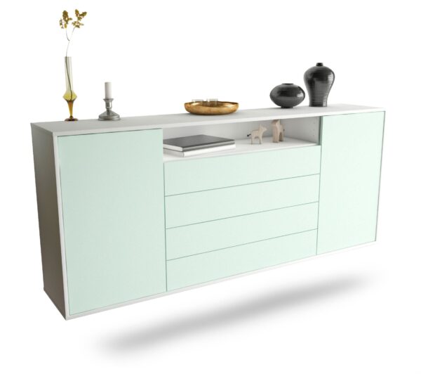 Sideboard New Haven, Mint, hängend (180x79x35cm)