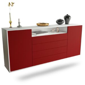 Sideboard New Haven, Bordeaux, hängend (180x79x35cm)