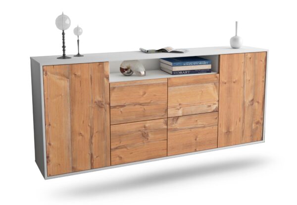 Sideboard Carrollton, Pinie, hängend (180x79x35cm)
