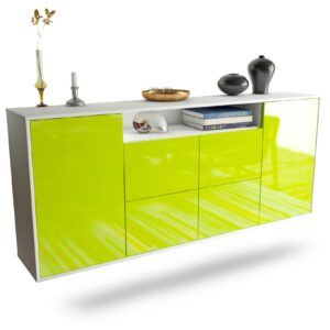 Sideboard Carrollton, Grün, hängend (180x79x35cm)