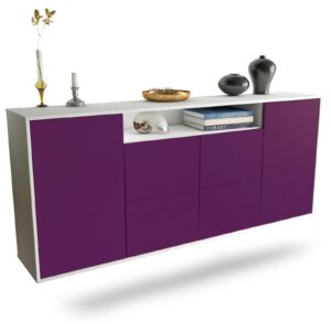 Sideboard Carrollton, Lila, hängend (180x79x35cm)