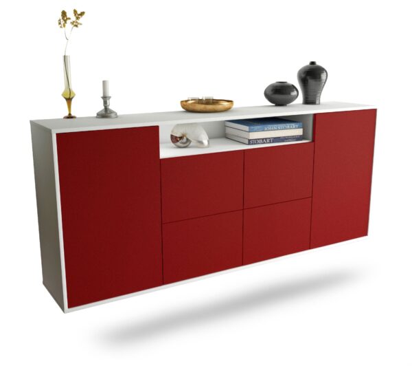 Sideboard Carrollton, Bordeaux, hängend (180x79x35cm)