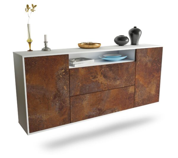 Sideboard Thousand Oaks, Rost, hängend (180x79x35cm)