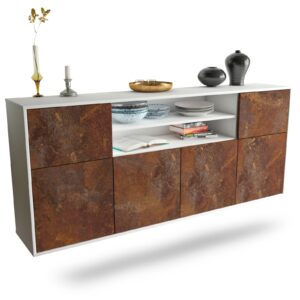 Sideboard Topeka, Rost, hängend (180x79x35cm)