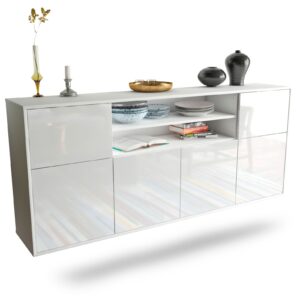 Sideboard Topeka, Weiß, hängend (180x79x35cm)