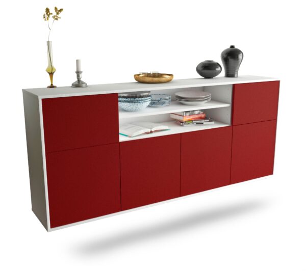 Sideboard Topeka, Bordeaux, hängend (180x79x35cm)