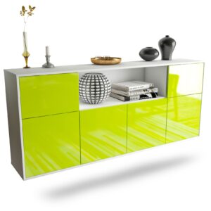 Sideboard West Valley City, Grün, hängend (180x79x35cm)