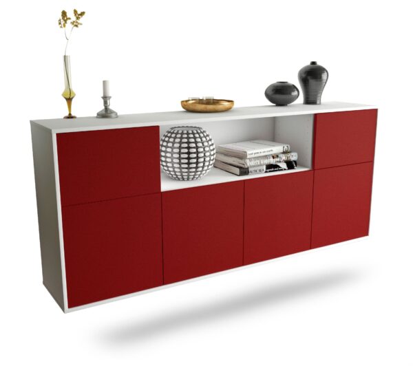 Sideboard West Valley City, Bordeaux, hängend (180x79x35cm)