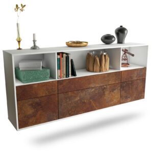Sideboard Cary, Rost, hängend (180x79x35cm)