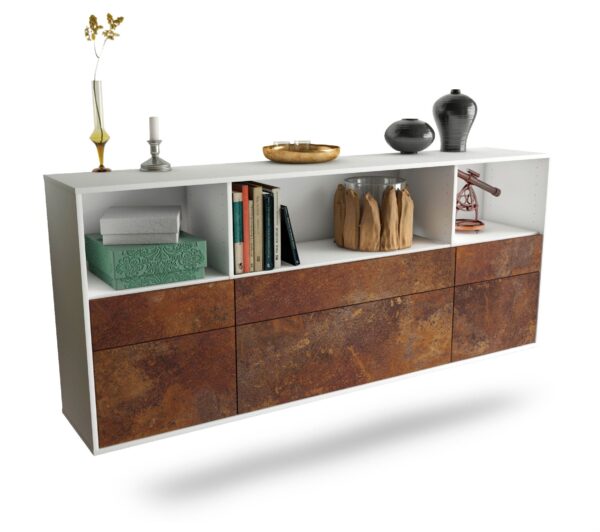 Sideboard Cary, Rost, hängend (180x79x35cm)