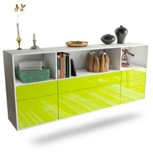 Sideboard Cary, Grün, hängend (180x79x35cm)
