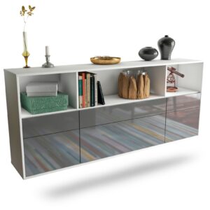 Sideboard Cary, Grau, hängend (180x79x35cm)