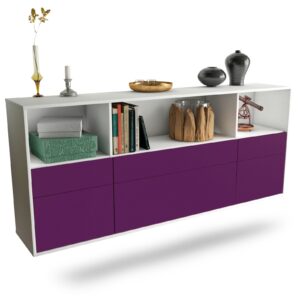 Sideboard Cary, Lila, hängend (180x79x35cm)