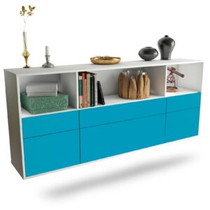 Sideboard Cary, Türkis, hängend (180x79x35cm)