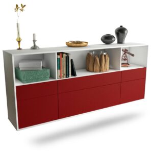 Sideboard Cary, Bordeaux, hängend (180x79x35cm)
